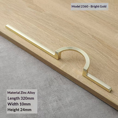 Tirador Semicircular para Armarios y Cajones - Manija Sólida de Diseño Moderno - Image 10
