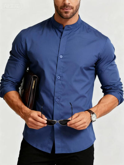 Camisa de Cuello Alto para Adolescentes