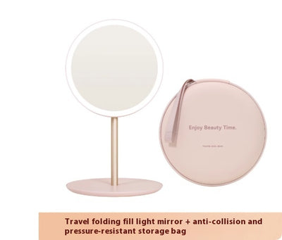Espejo de Maquillaje Led Portátil Plegable con Luz Integrada - Image 8