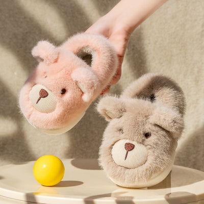 Pantuflas de Algodón Cálidas con Talón Reforzado para Niños y Niñas - Image 3
