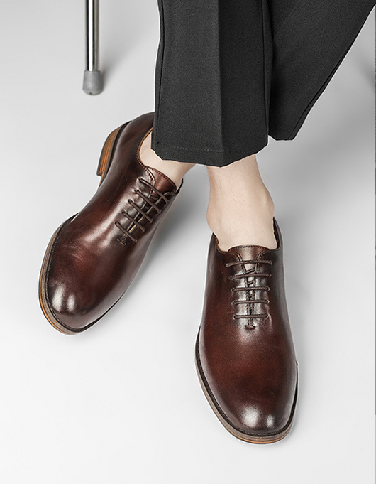 Zapatos de Negocios Estilo Británico Retro Pulido Baja Caña - Image 6