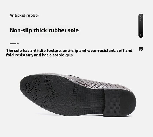 Zapatos de Cuero Ejecutivos Bajos Transpirables para Hombre - Image 10