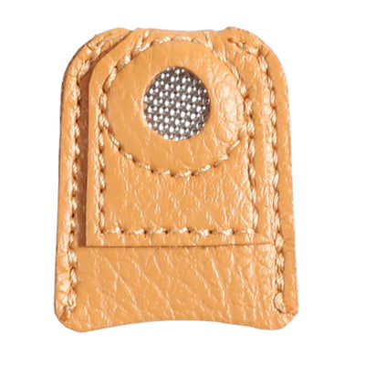 Dedal de Cuero Protector de Dedo Tipo Moneda para Costura - Image 9