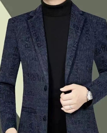 Chaqueta de Lana para Hombre Estilo Casual con Solapa - Image 8