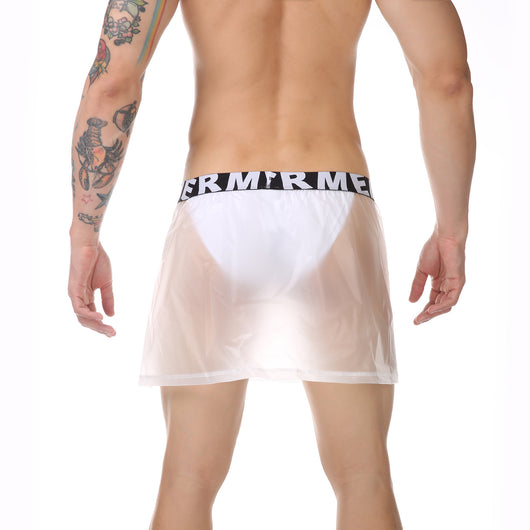 Pantalón Minifalda PVC Transparente para Hombre con Laterales Abiertos - Image 16