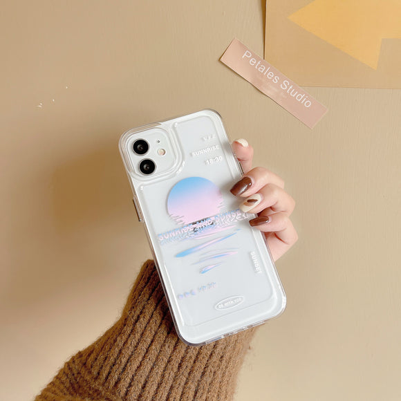 Funda Transparente de Silicona Suave para Celular con Impresión Creativa