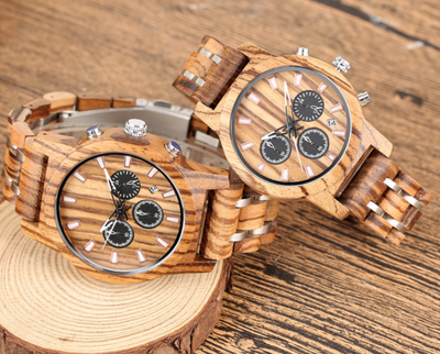 Reloj de Pareja en Madera y Cuarzo - Diseño Elegante Unisex - Image 10