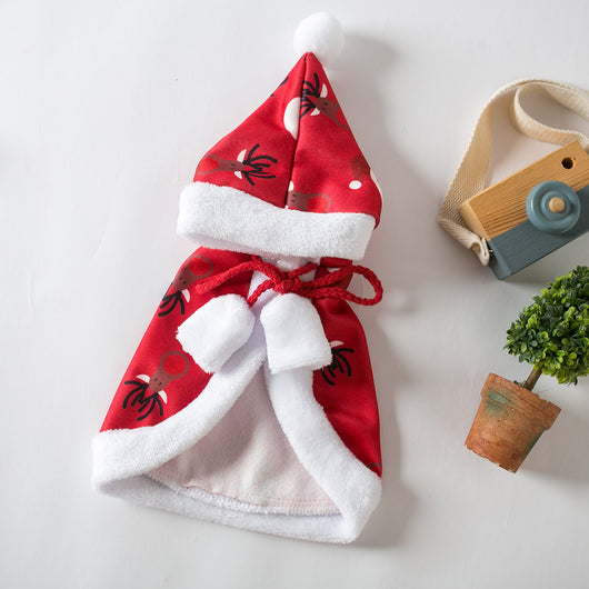 Capa de Caperucita Roja para Gatos - Disfraz Navideño - Image 3
