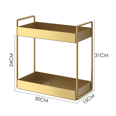 Soporte Doble Capa Dorado - Image 3