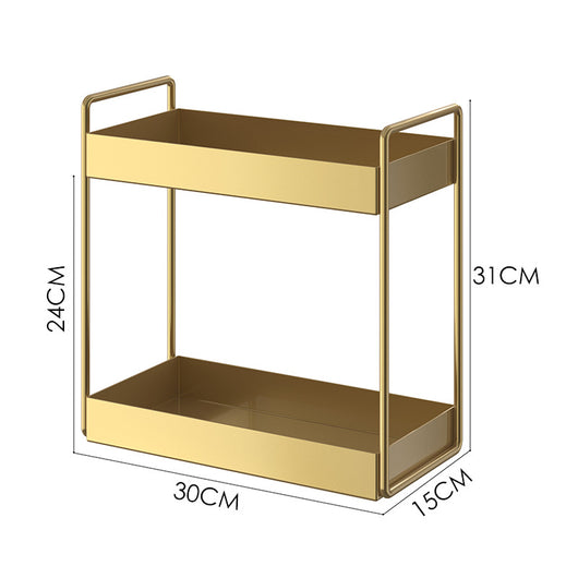 Soporte Doble Capa Dorado - Image 3