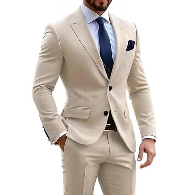 Traje Slim Fit Dos Piezas Gris para Negocios y Reuniones Profesionales - Image 26