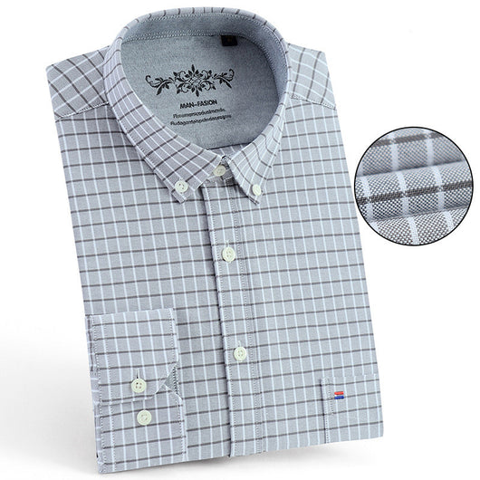 Camisa Casual de Botones Cuello Clásico Colores Sólidos - Image 5