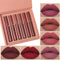 Set de Labiales Mate Rojo Intenso