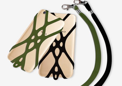 Funda Protectora con Cordón para Apple y Huawei - Silicona Premium
