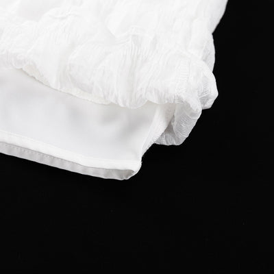 Conjunto de 3 Piezas: Blusa Suelta Manga Larga, Short Cintura Alta - Image 10