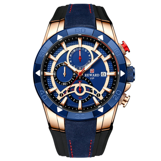 Reloj de Negocios Hombre Calendario Multifunción Cuarzo - Image 2