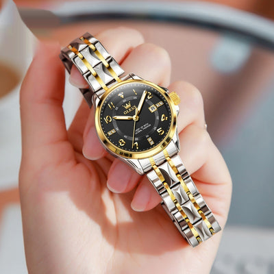 Reloj de Pareja Cuarzo Casual Resistente al Agua - Image 9