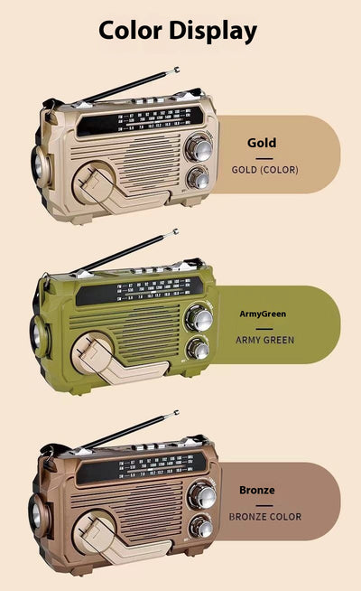 Radio Portátil Solar con Altavoz Bluetooth para Aventuras al Aire Libre - Image 9