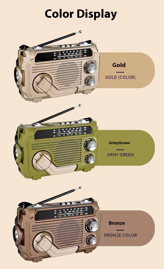 Radio Portátil Solar con Altavoz Bluetooth para Aventuras al Aire Libre - Image 9