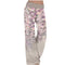 Pantalones Yoga Anchos con Estampado - Ropa Deportiva Suelta para Mujer