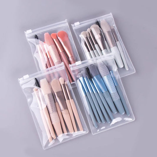 Set de 8 Brochas de Maquillaje Profesional Portátil