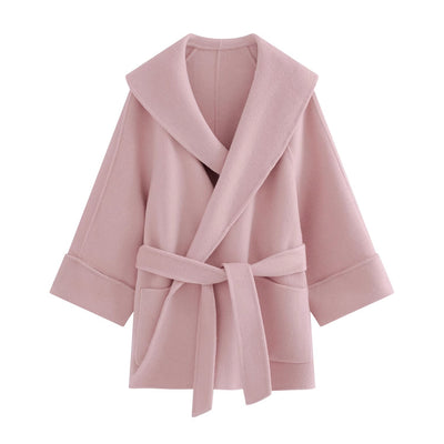Abrigo de Lana Reversible Doble Faz para Otoño e Invierno - Cashmere Premium Talla Pequeña - Image 7