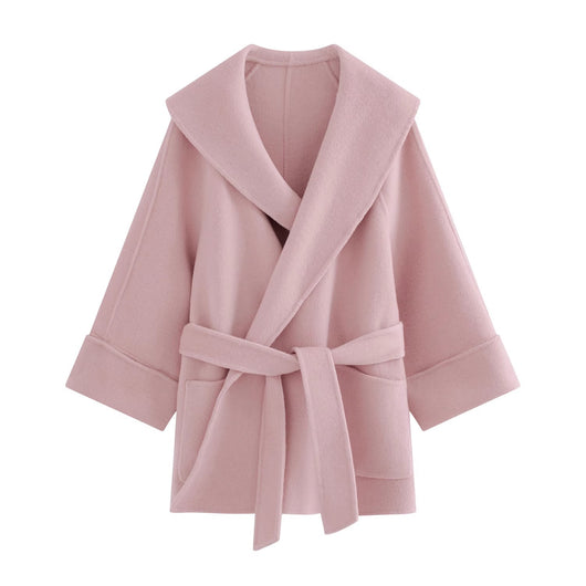 Abrigo de Lana Reversible Doble Faz para Otoño e Invierno - Cashmere Premium Talla Pequeña - Image 7