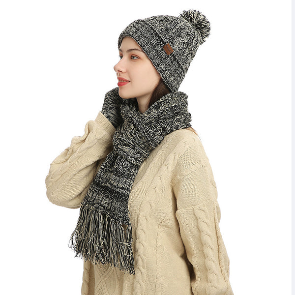 Set Invernal 3 Piezas: Gorro, Bufanda y Guantes Táctiles Aislantes