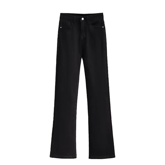Jeans Acampanados Retro Cintura Alta Efecto Esbeltez para Mujer - Image 5