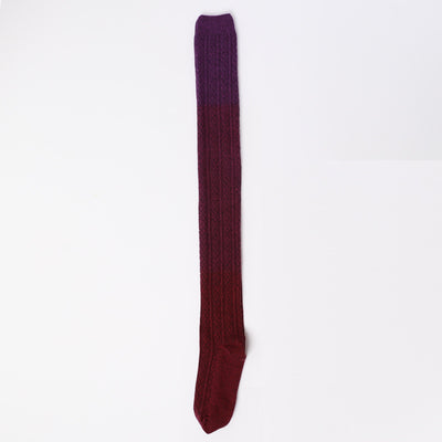 Calcetines Largos Tie-Dye Tejidos hasta la Rodilla para Mujer - Image 7