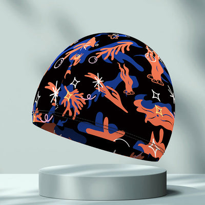 Gorro de Natación Elástico y Cómodo con Estampado Simple - Image 11