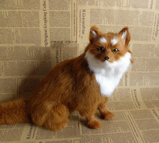 Peluche Zorro Amarillo Simulación de Animales - Image 5
