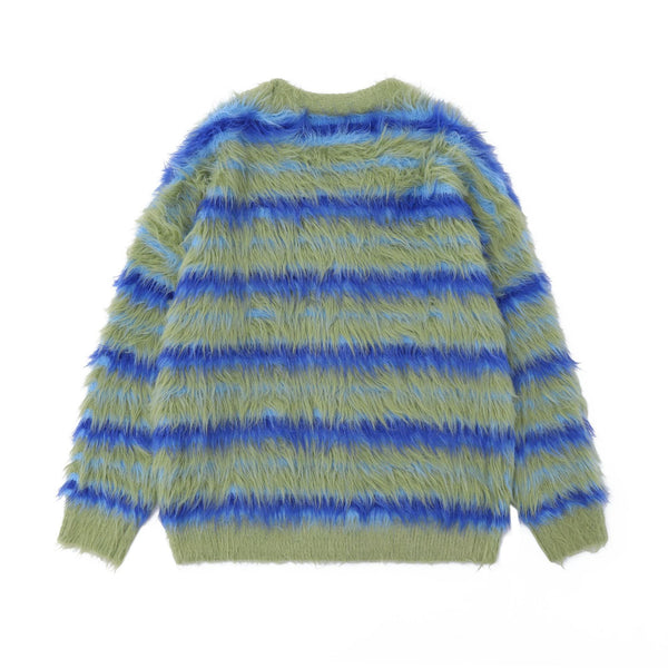 Cardigan Rayado Casual para Mujer