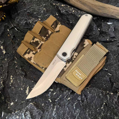 Cuchillo Plegable Portátil Sanhe Steel SKD-11 de Alta Dureza para Exterior - Image 13