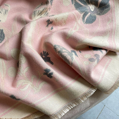 Manta Térmica de Cachemira con Diseño Floral Jaquard para Aire Acondicionado - Image 15
