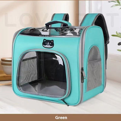 Mochila Transportadora Transparente para Mascotas - Diseño Respirable y Espacioso - Image 8