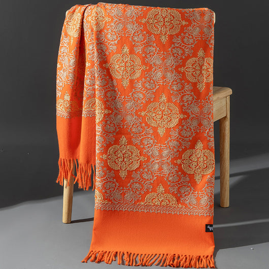 Bufanda Coreana con Bordado de Corona - Accesorio Versátil para Invierno y Primavera - Image 27