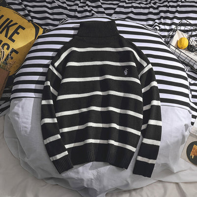 Suéter Cuello Alto Otoño Invierno Hombre Niño Estilo Casual Versátil - Image 2