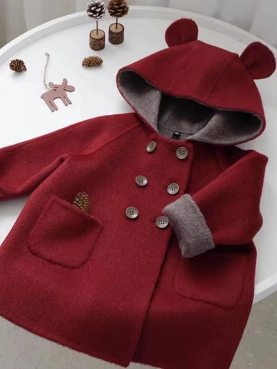 Abrigo Reversible de Lana Cachemira Doble Cara para Otoño e Invierno - Image 16