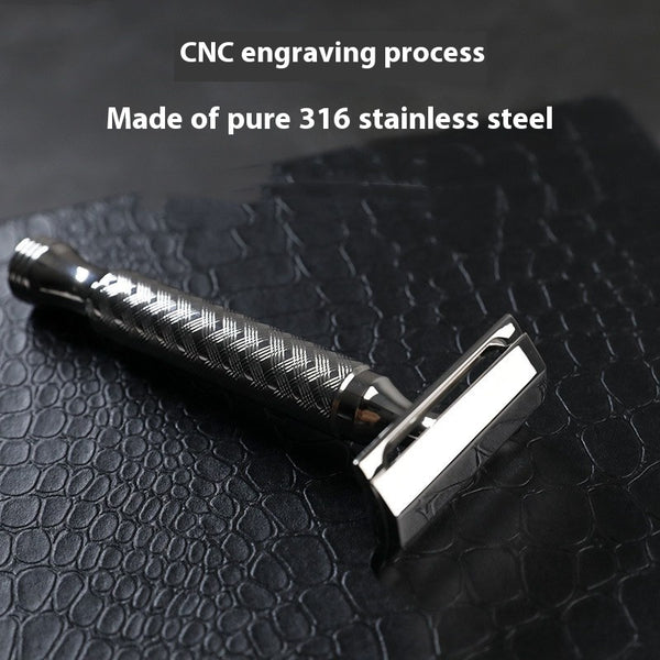 Afeitadora de Doble Filo Manual en Acero Inoxidable 316 con Tecnología CNC