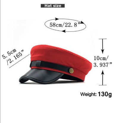 Boina Vintage Británica de Cuero PU para Hombre - Image 6