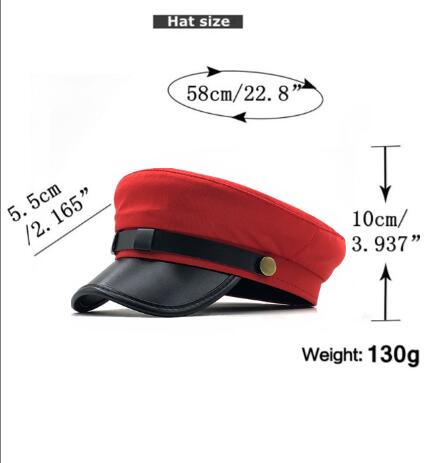 Boina Vintage Británica de Cuero PU para Hombre - Image 6