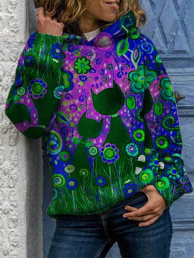 Suéter Estampado para Mujer con Diseño de Gatos - Image 3