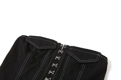 Chaleco Denim Slim Fit Descubierto con Tirantes - Image 27