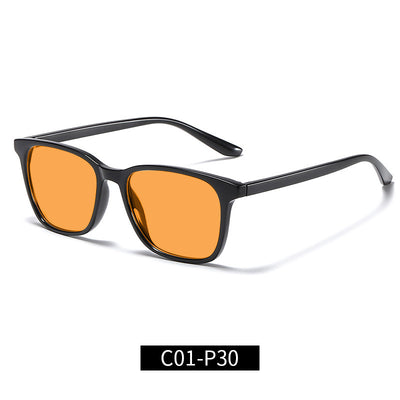 Gafas Anti Luz Azul UV con Estilo - Diseño Naranja Rojo Premium