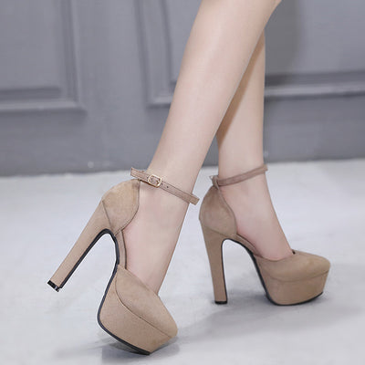 Sandalias de Gamuza con Hebilla Impermeable - Image 13