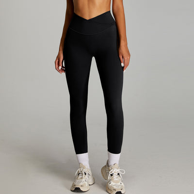 Pantalones Deportivos Cintura Alta Efecto Desnudo Mujer - Secado Rápido y Ajuste Perfecto - Image 9