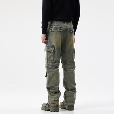 Pantalones Cargo Denim para Hombre - Diseño Moderno y Versátil - Image 8