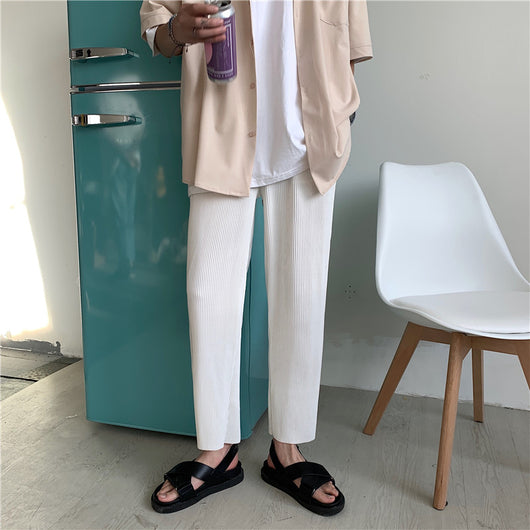 Pantalones Sueltos con Pliegues - Comodidad y Estilo Moderno - Image 25