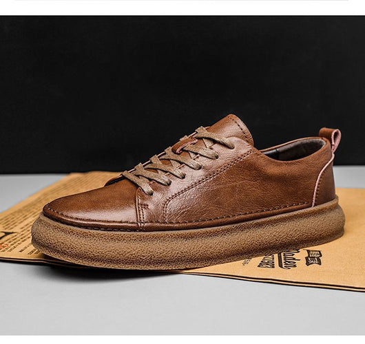 Zapatos de Cuero Británico Transpirables - Estilo Casual y Versátil - Image 9